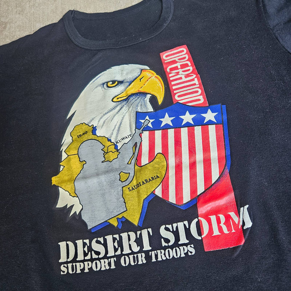 Hard Rock Cafe Operation Desert Storm Iraq Shirt Sz L - Picture 2 of 4